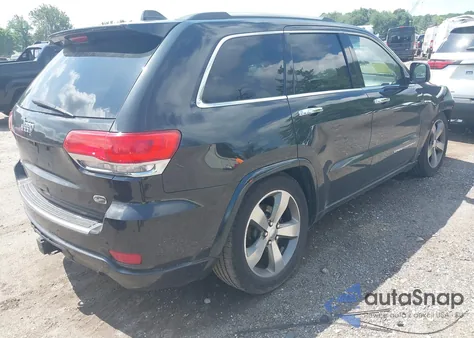 2014 Jeep Grand Cherokee Overland z USA, uszkodzony, nr VIN 1C4RJFCT3EC105537